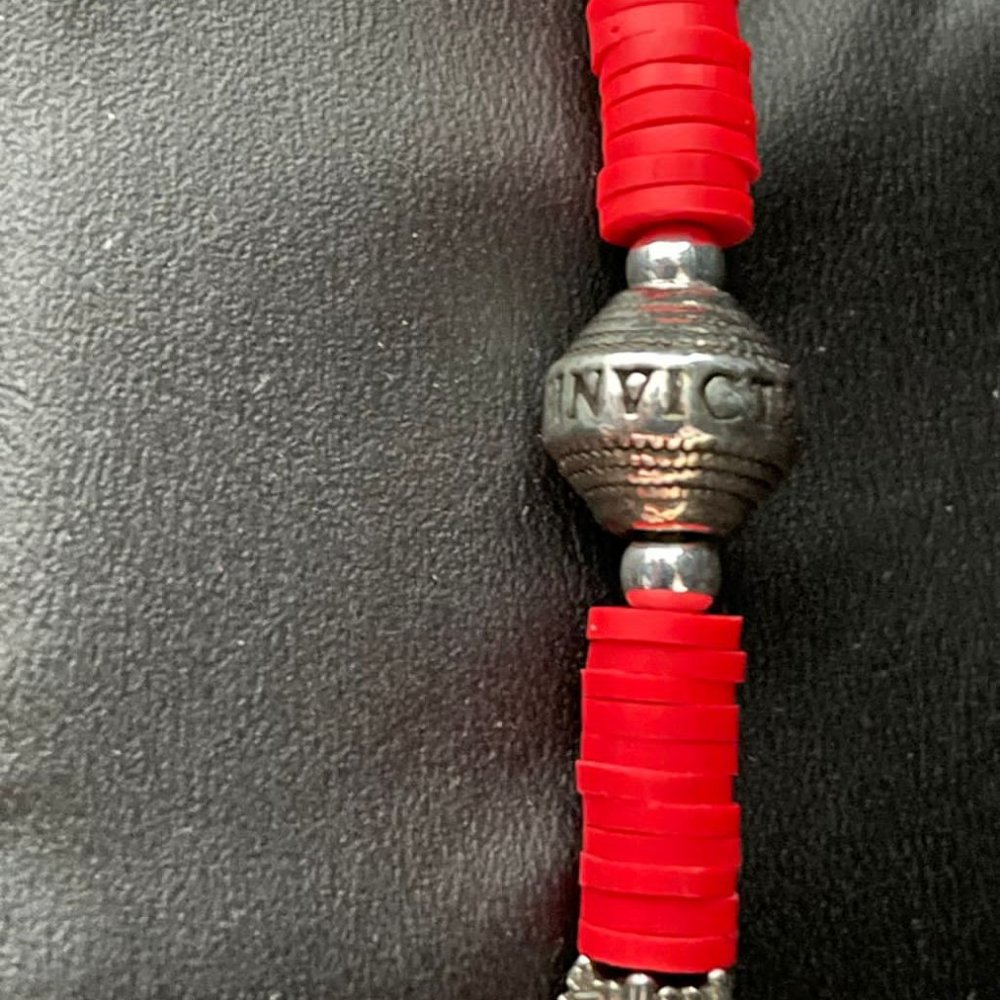 NEW Invicta Red Elements Rubber Bracelet For 8 Inches Wrist - Picture 4 of 9